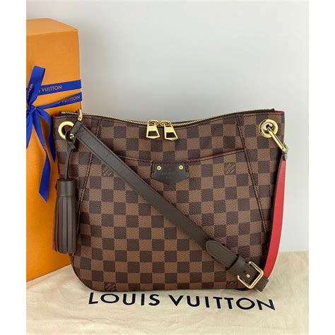 louis vuitton south bank besace damier ebene replica|Louis Vuitton Damier Ebene South Bank Besace Shoulder Bag .